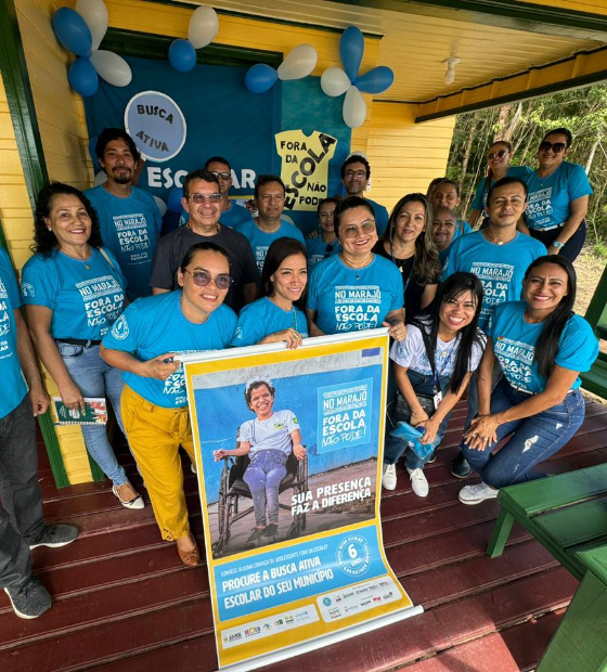 'Semana D pela Educação no Marajó' atua para reduzir evasão escolar em cidades marajoaras