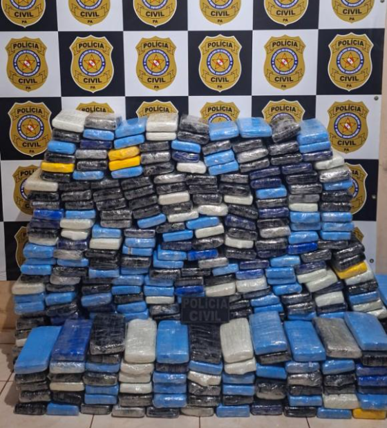 Polícia Civil apreende quase 350 quilos de drogas em município paraense