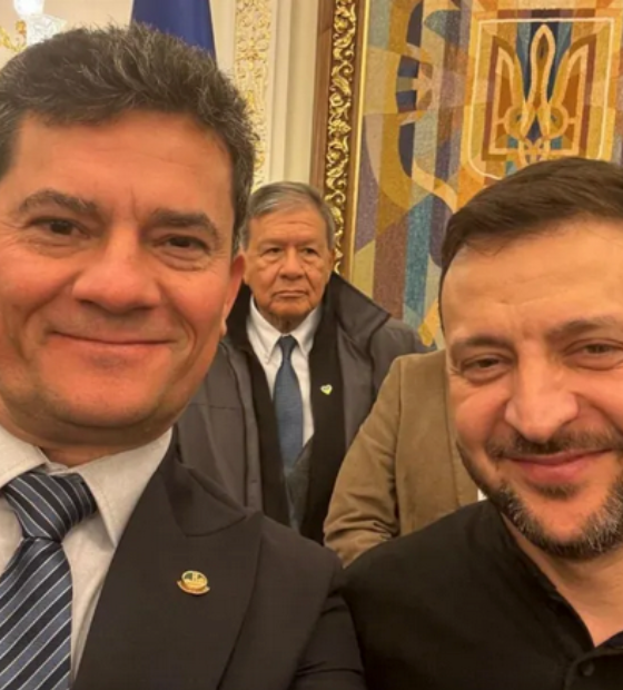 Em Kiev, Moro critica  posição do presidente Lula sobre guerra entre Rússia e Ucrânia 