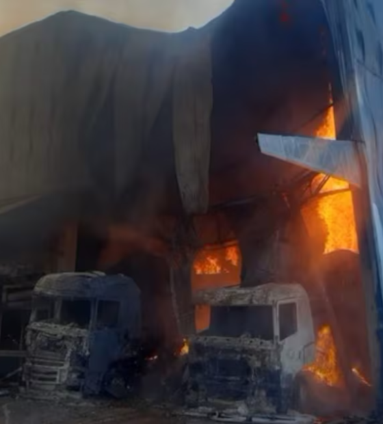 Incêndio em fábrica de amendoim no interior de SP já dura mais de 36 horas