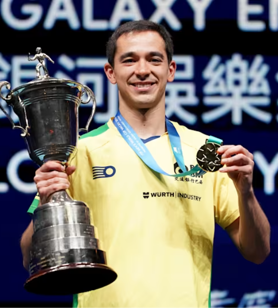 Hugo Calderano vence chinês nº 1 e leva título inédito na Copa do Mundo do tênis de mesa