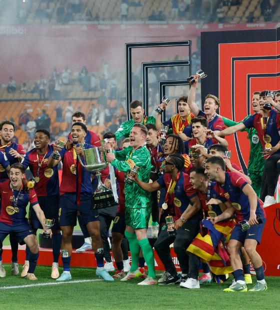 Barcelona vence o Real Madrid por 3 a 2 e é campeão da Copa do Rei pela 32ª vez