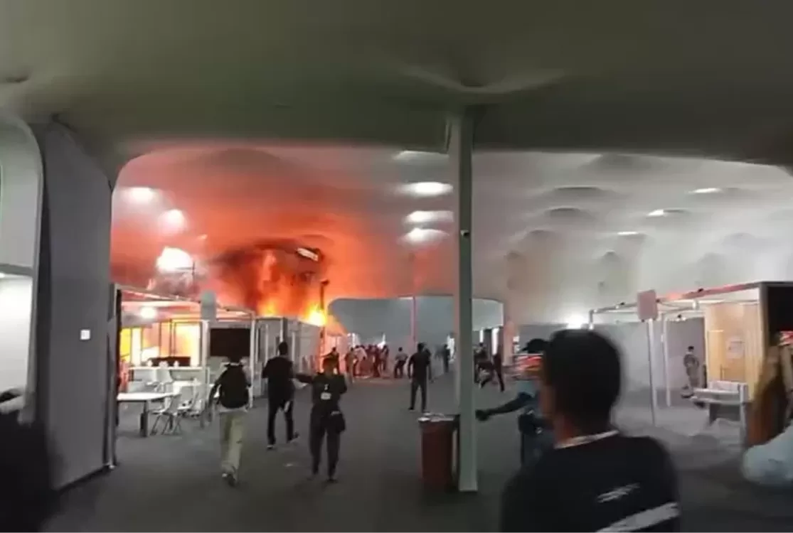 cop30: Área da blue zone, onde houve incêndio mais cedo, é liberada