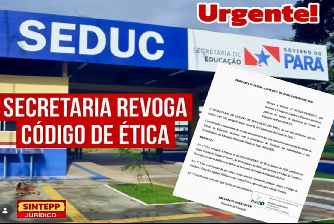 Seduc repete erro, tenta impor censura a professores, mas recua outra vez