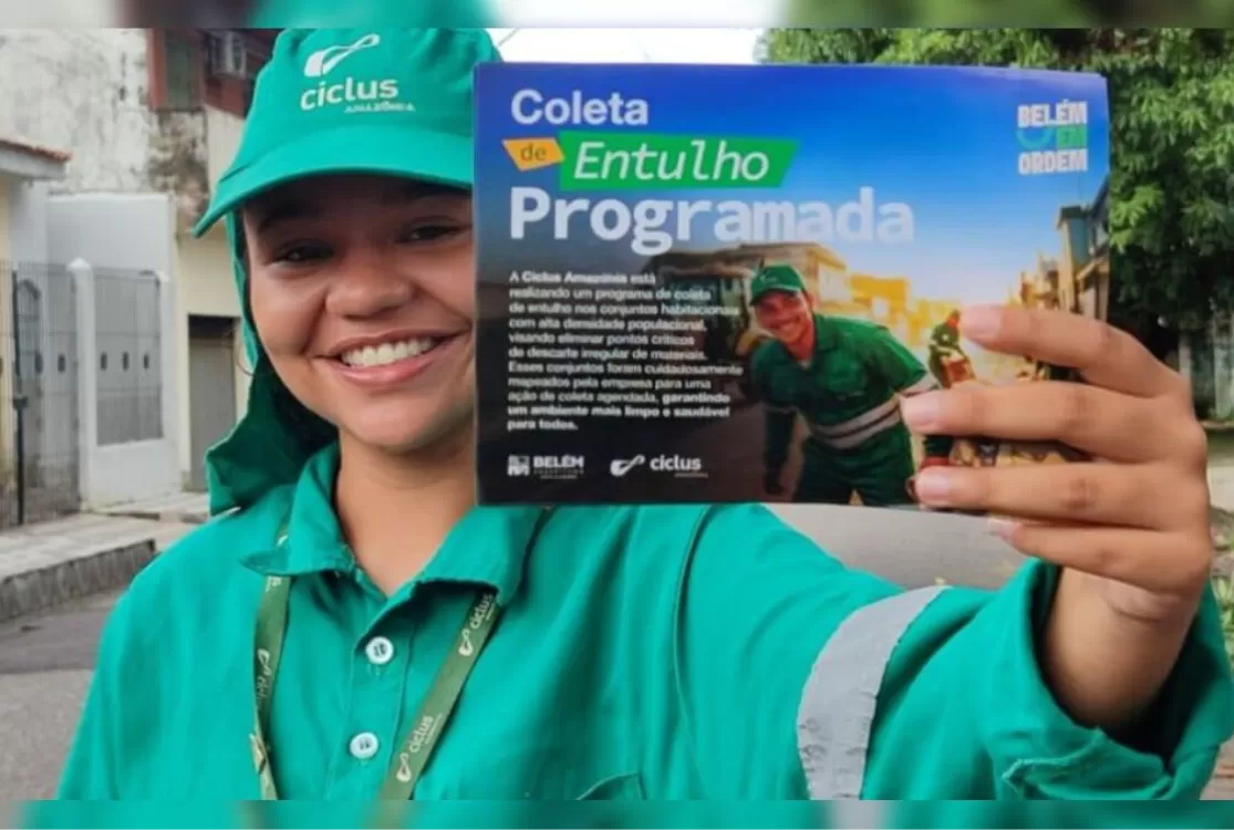 Prefeitura de Belém divulga datas da Coleta Programada de Entulho em julho