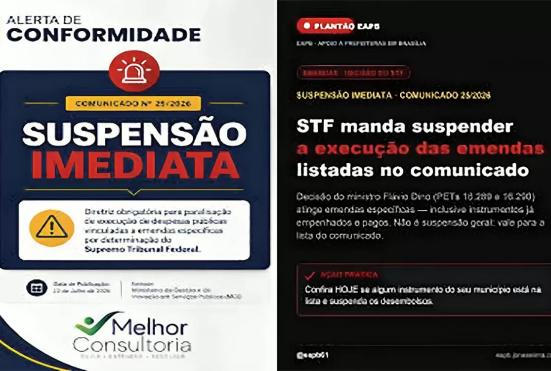 STF manda suspender execução de emendas investigadas, mesmo com dinheiro na mão