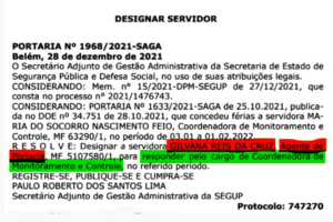 Segup escala agente de portaria para responder por área de orçamento durante mês de férias de titular do cargo