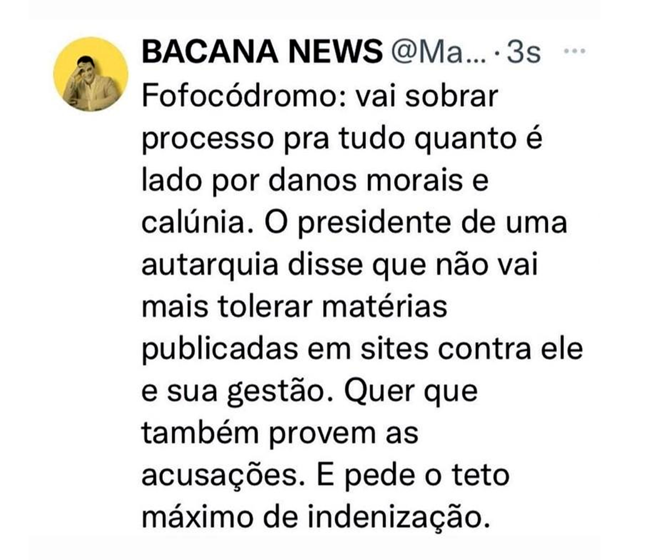 Read more about the article Menino entrega recado e não diz quem mandou, mas deixa bumbum de fora e jornalistas, “morrendo de medo”…