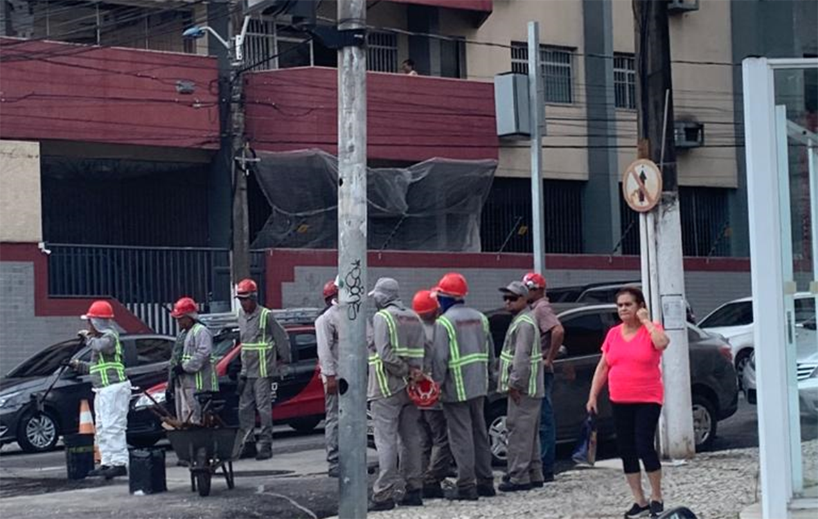 Read more about the article Se 9 homens são escalados para tapar um buraco, quantos seriam necessários para tapar todos os buracos em Belém?