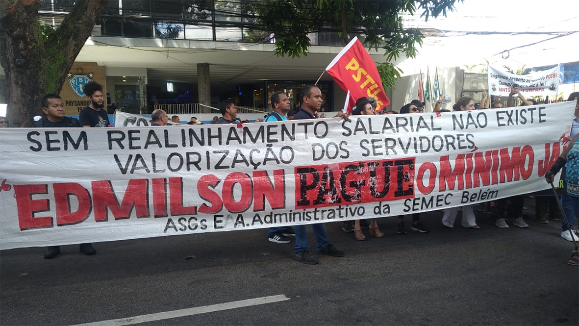 Read more about the article Prefeitura de Belém é igual mocotó, diz Sílvia Letícia,  em nova manifestação: “Só vai amolecer na pressão”.